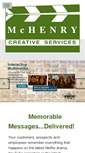 Mobile Screenshot of mchenrycreative.com
